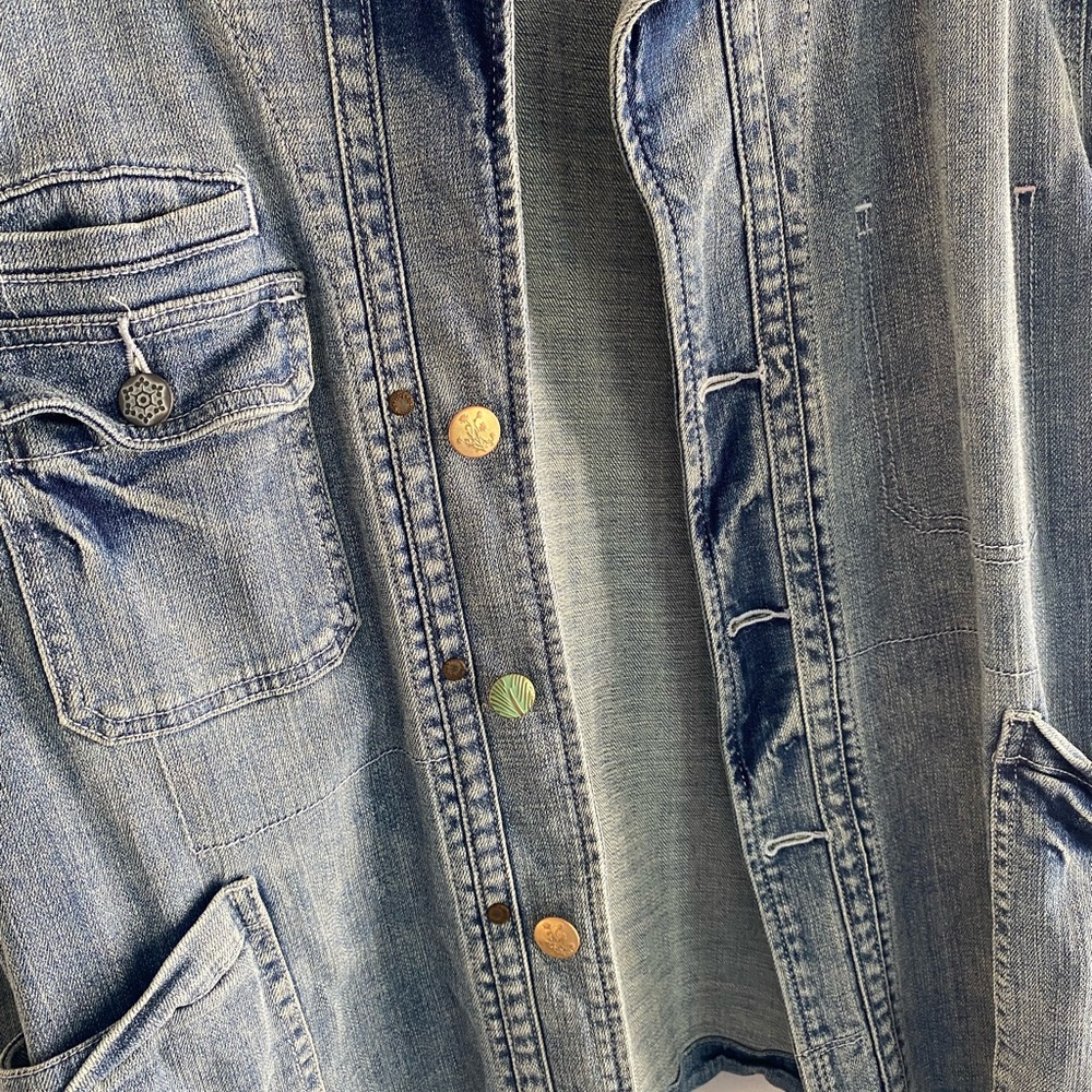 Sundance - denim jean jacket size XL - Picture 2 of 6